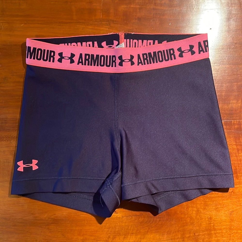 Navy Blue UA Spandex Shorty